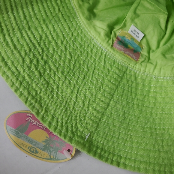 Vintage Tropical Trends Floppy Sun Hat